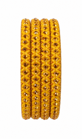 Metal bangles - Mustard yellow