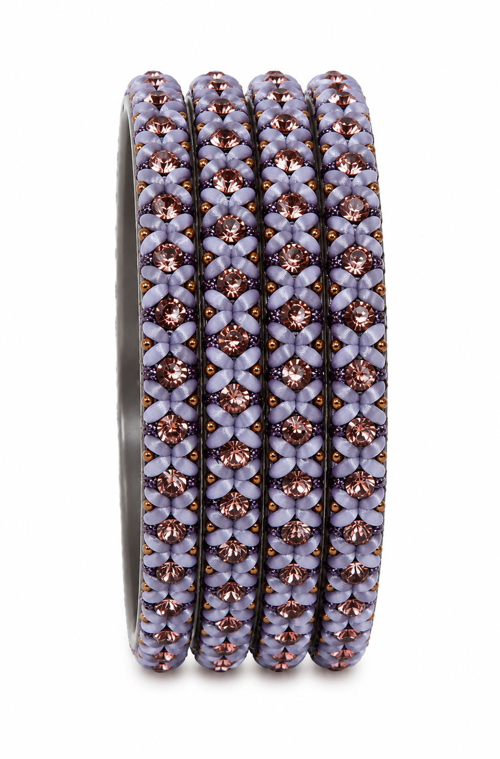 Metal bangles Grey