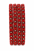 Metal bangles - Deep Red