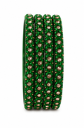 Metal bangles - Green