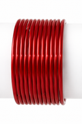 Glass Bangles - red