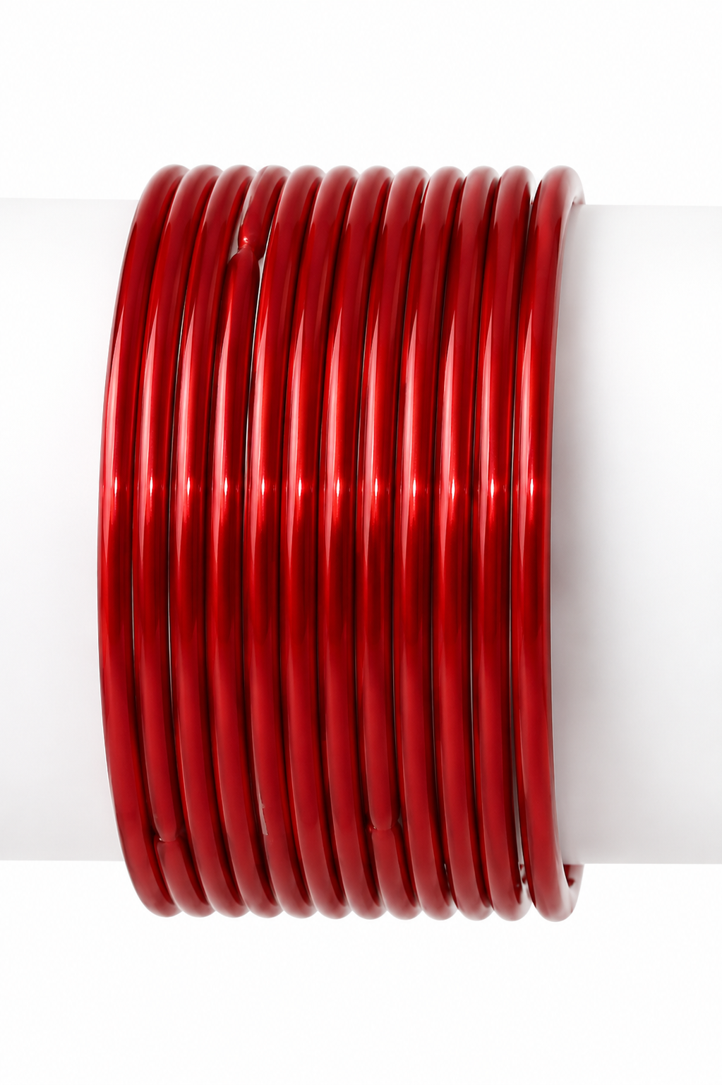 Glass Bangles - red