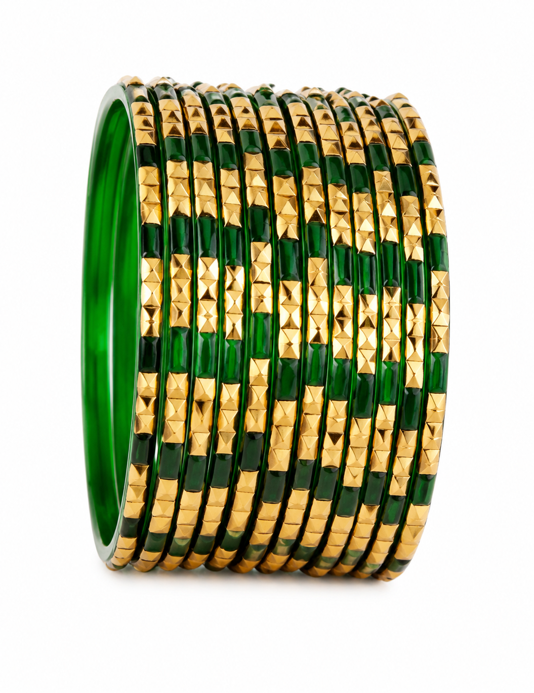 Glass Bangles | Green