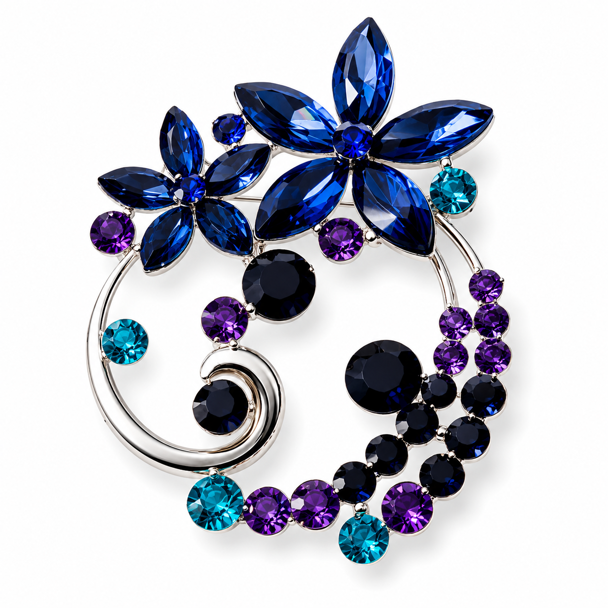 Flower Design Brooch