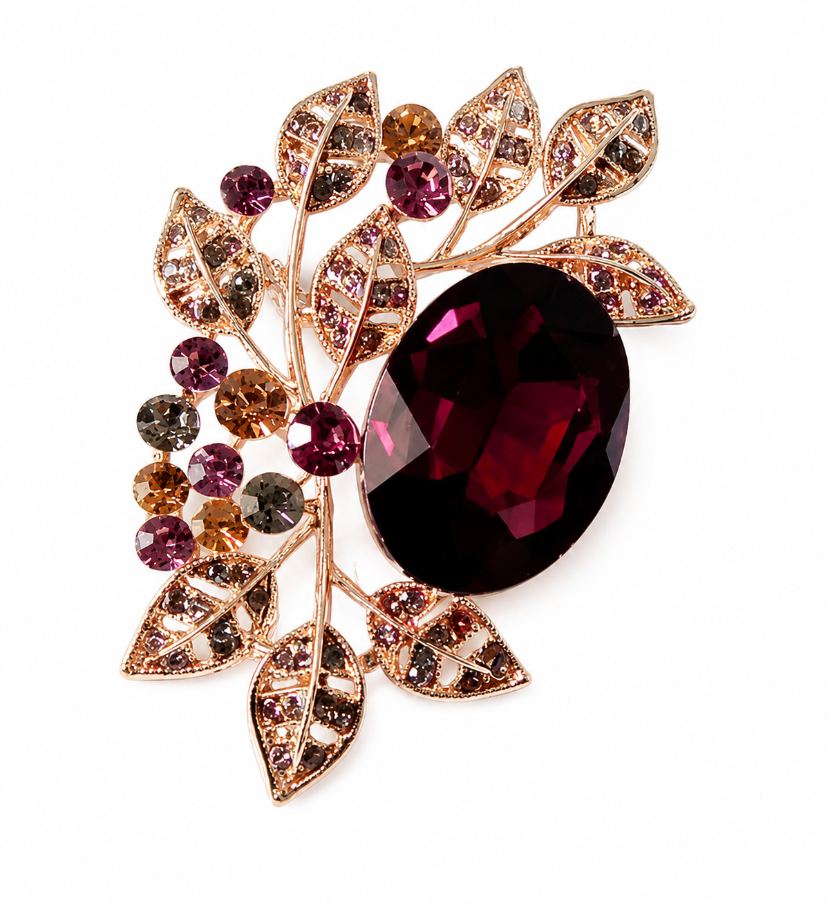 Leaf saree Brooch