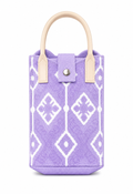 Cheerful Purple Tote Mobile pouch
