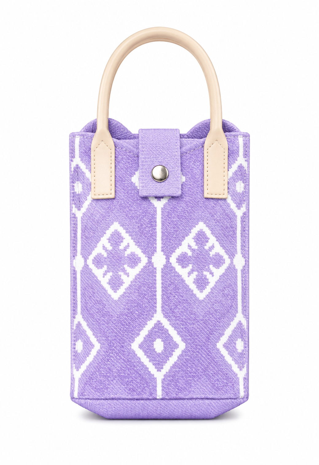 Cheerful Purple Tote Mobile pouch