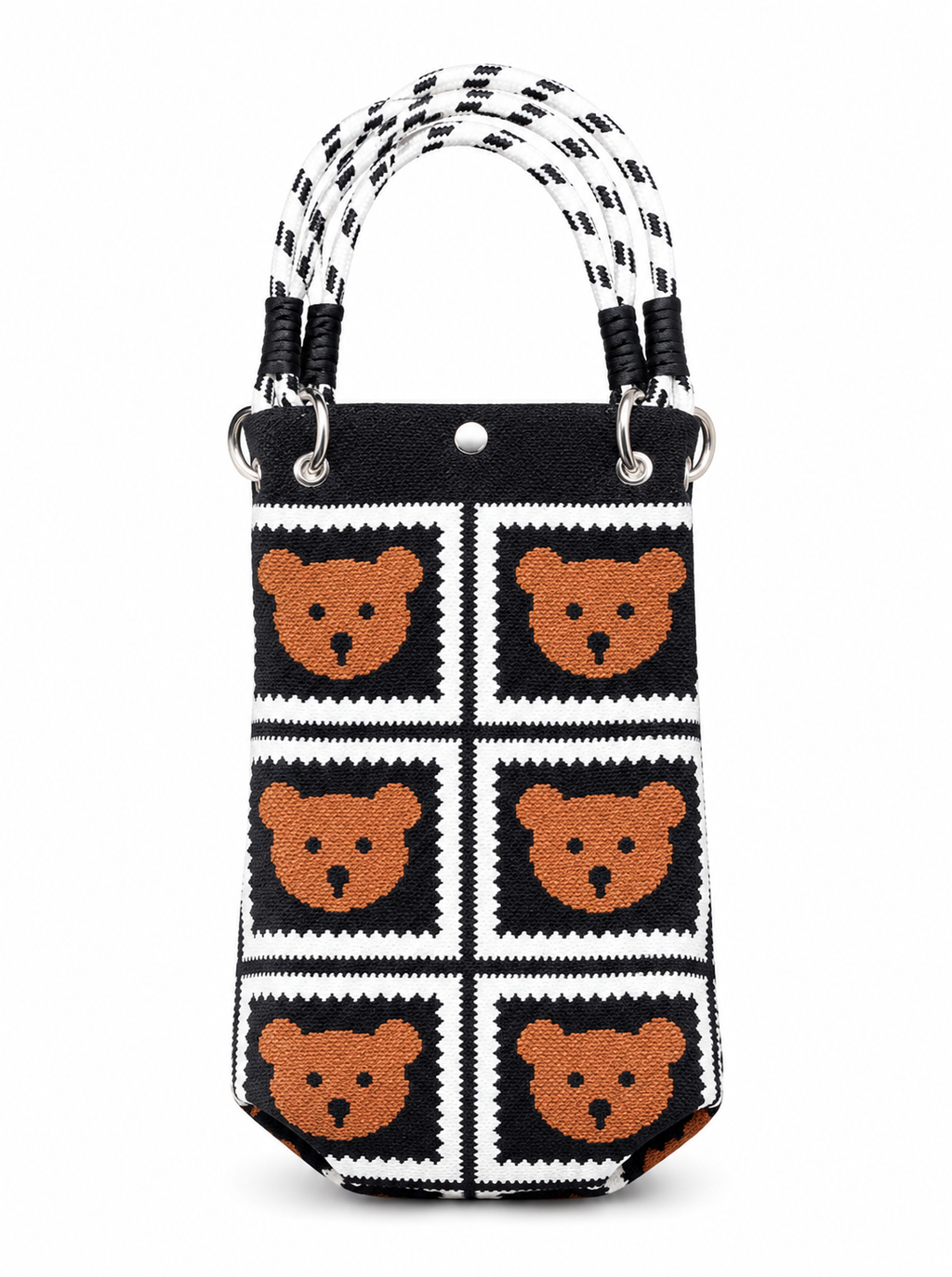Cute bear knitted Tote Bag for Women & Girls