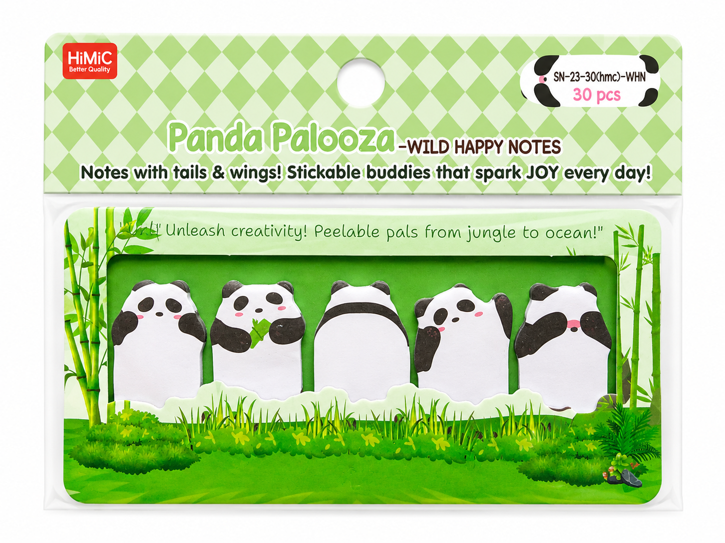 Panda Palooza sticky note set