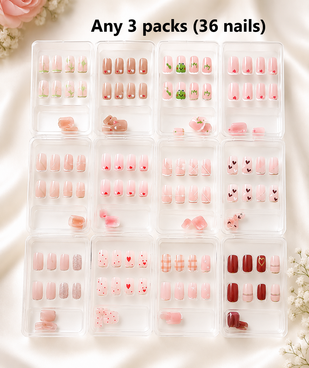 Artificial Nails - 36 pcs
