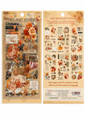 Twilight Stories vintage floral sticker set - 6 sheets