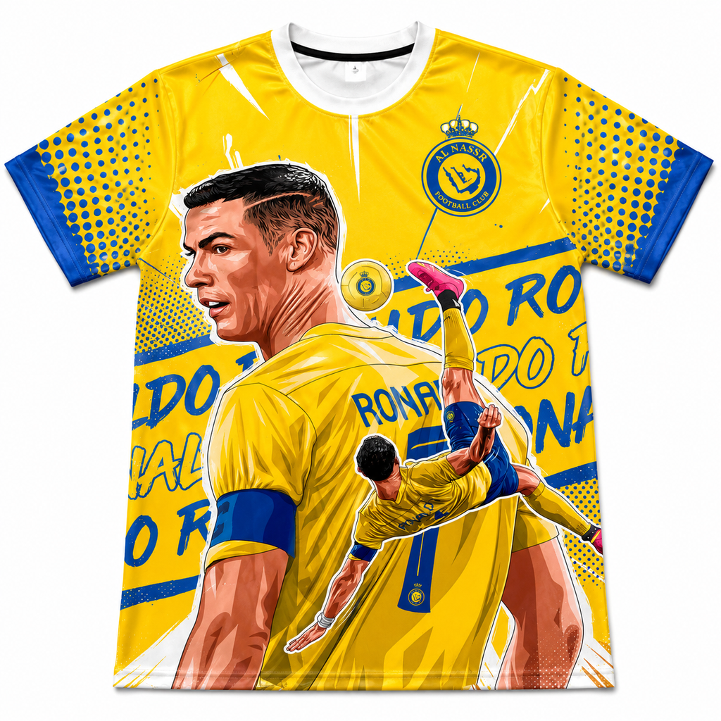 Cristiano Ronaldo fan jersey mockup