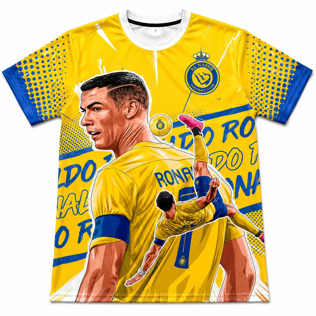 Cristiano Ronaldo fan jersey mockup