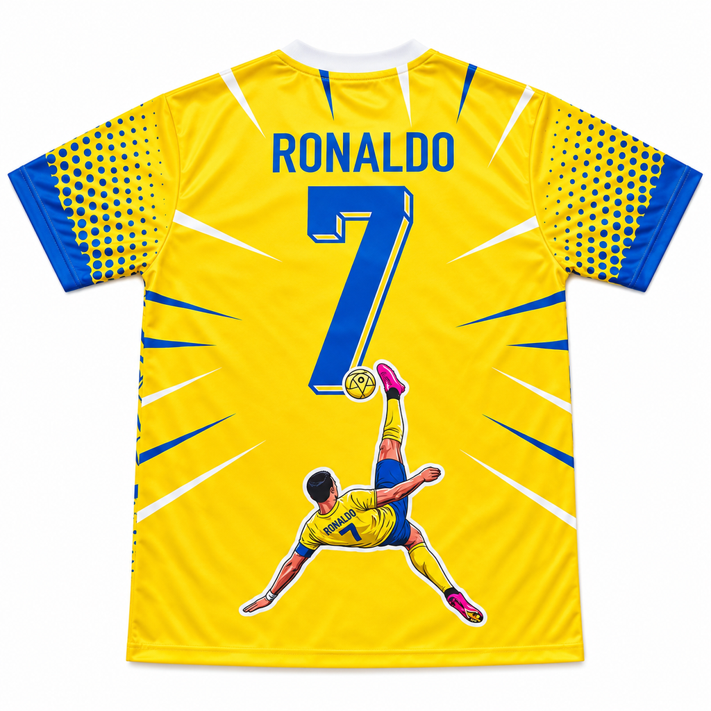 Cristiano Ronaldo fan jersey mockup