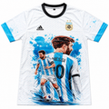 Messi inspired Argentina soccer jersey mockup