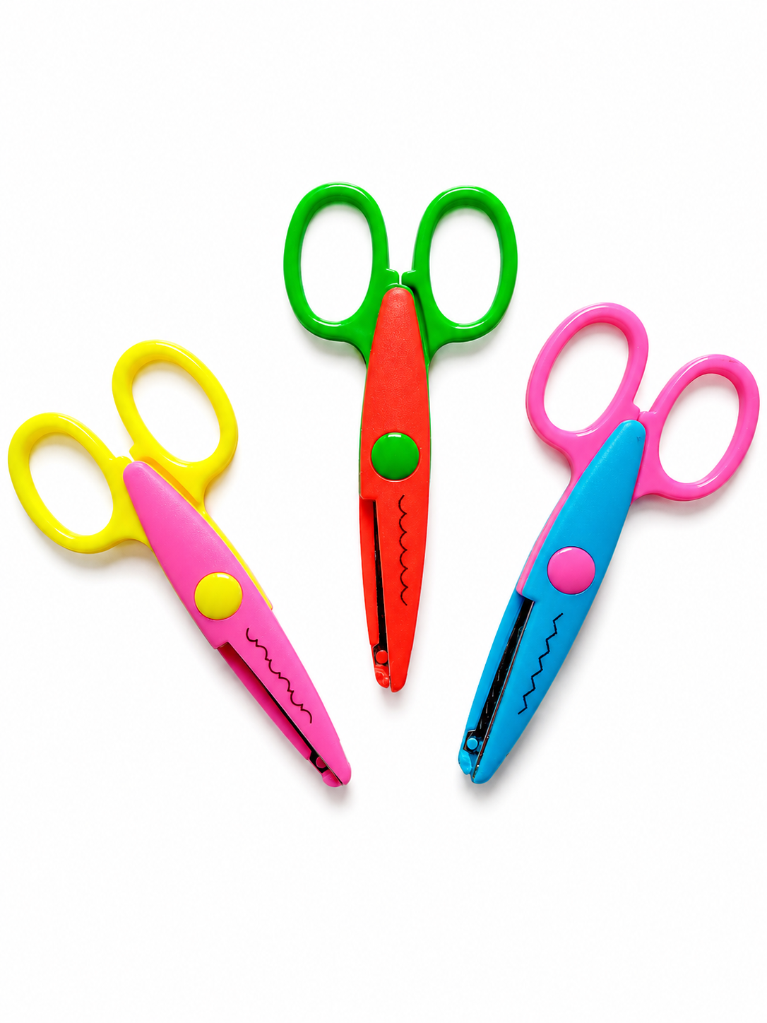 Colorful craft scissors
