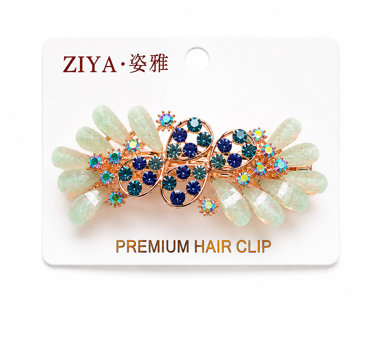 Premium hair clip - Medium (Blue)