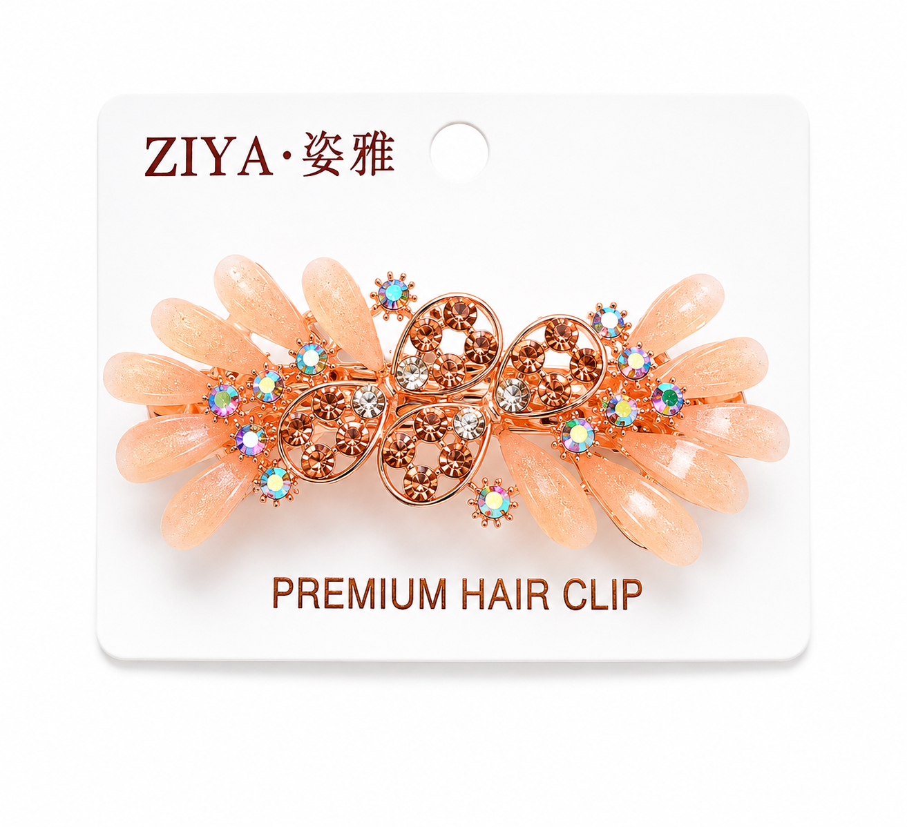 Premium hair clip - Medium (Sandal)
