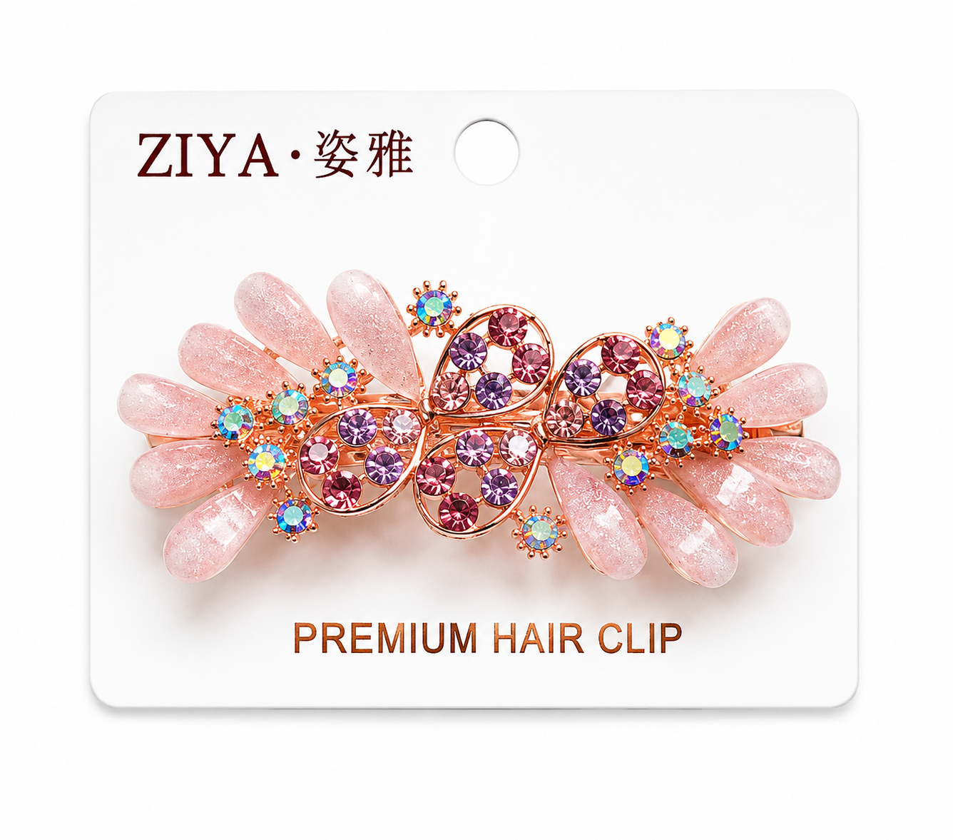 Premium hair clip - Medium (Pink)