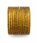 Rain drops bangles | Mehandi green