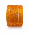 Rain drops bangles | Yellow