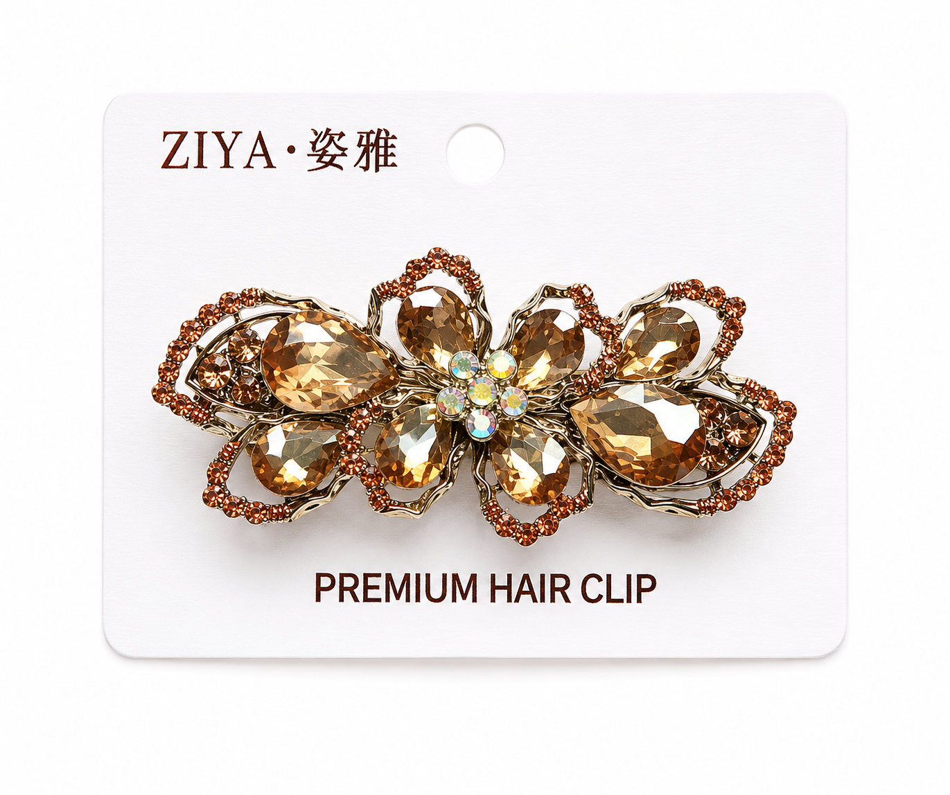 Premium hair clip - Medium (Golden)