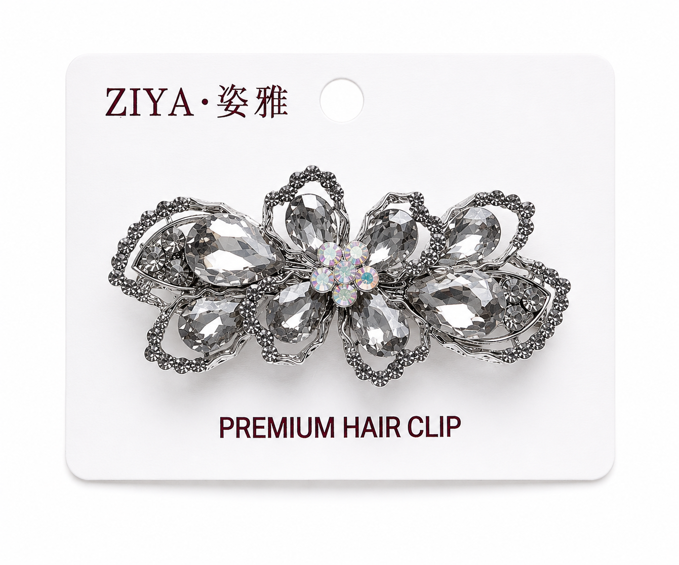 Premium hair clip - Medium (White)