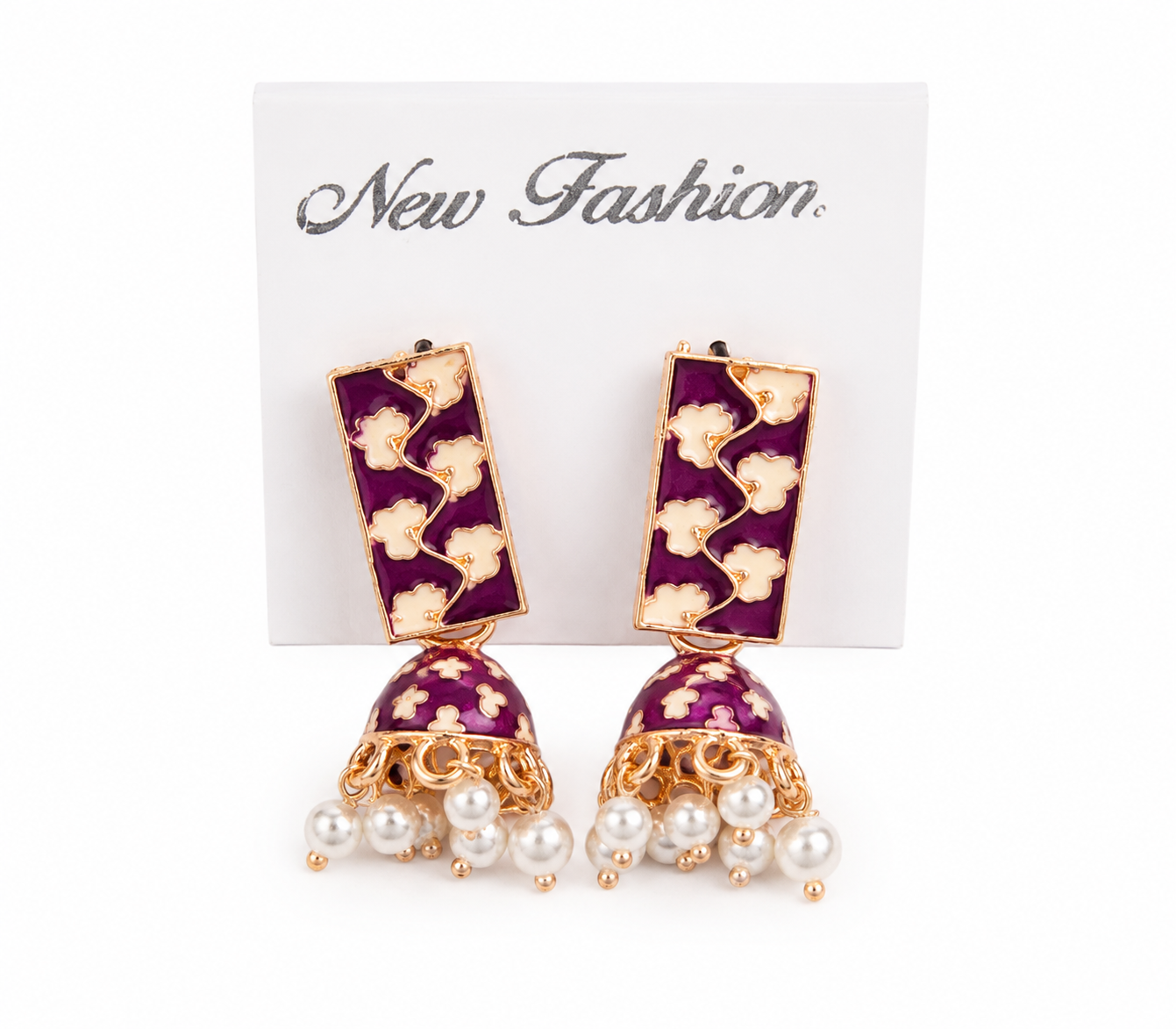 New fashion earrings with floral details