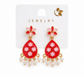 Elegant flower earrings