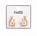 Elegant gold hoop earrings