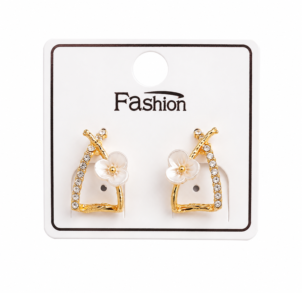 Elegant gold hoop earrings
