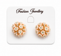 Elegant floral earrings