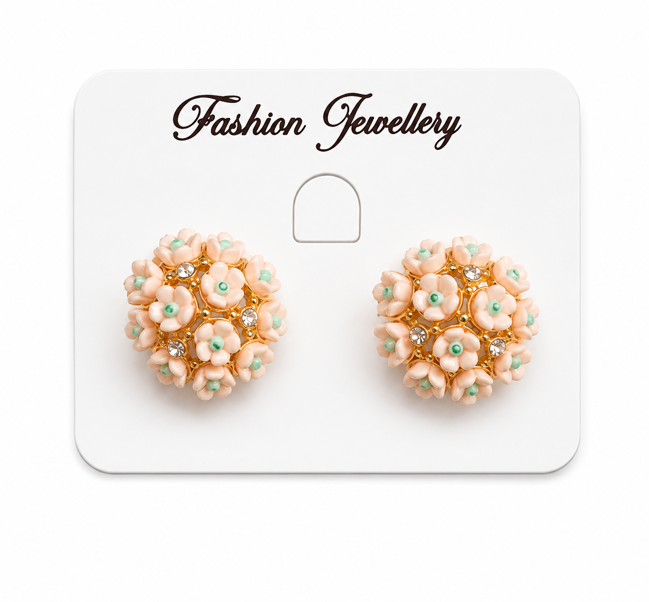 Elegant floral earrings