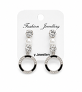 Elegant drop earrings - 3 sets