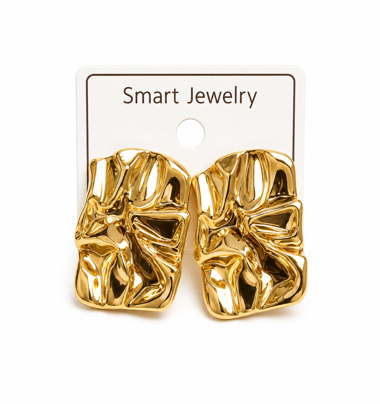 Gold-tone earrings