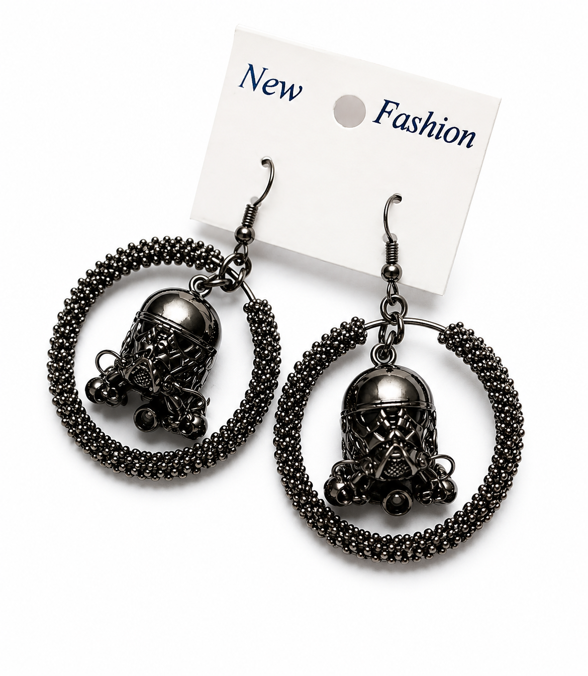 Metallic earrings