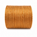 Gold Textured Metal Bangle