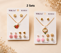 5 pcs Earring with Chain Set Combo 8