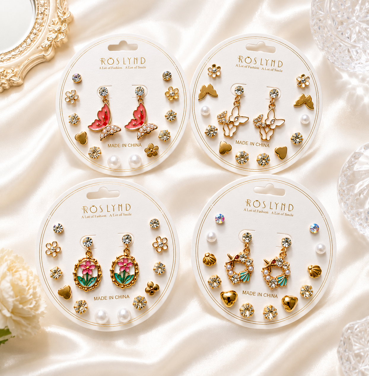 7 pcs Earrings set Combo of 5