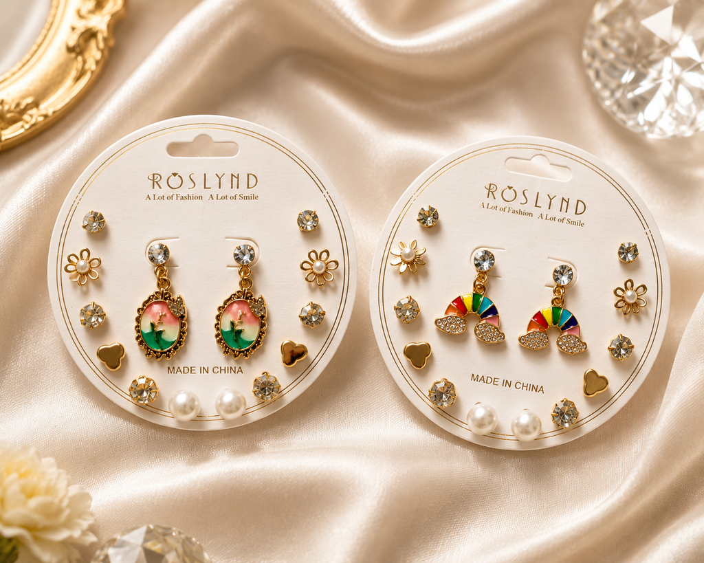 7 pcs Earrings set Combo of 5