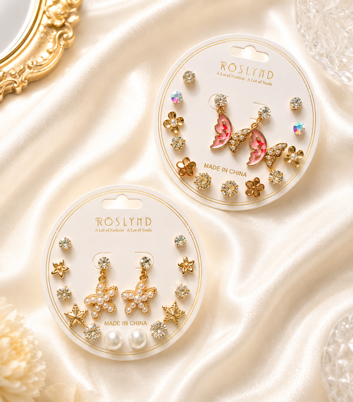 7 Pcs earring set combo of 3