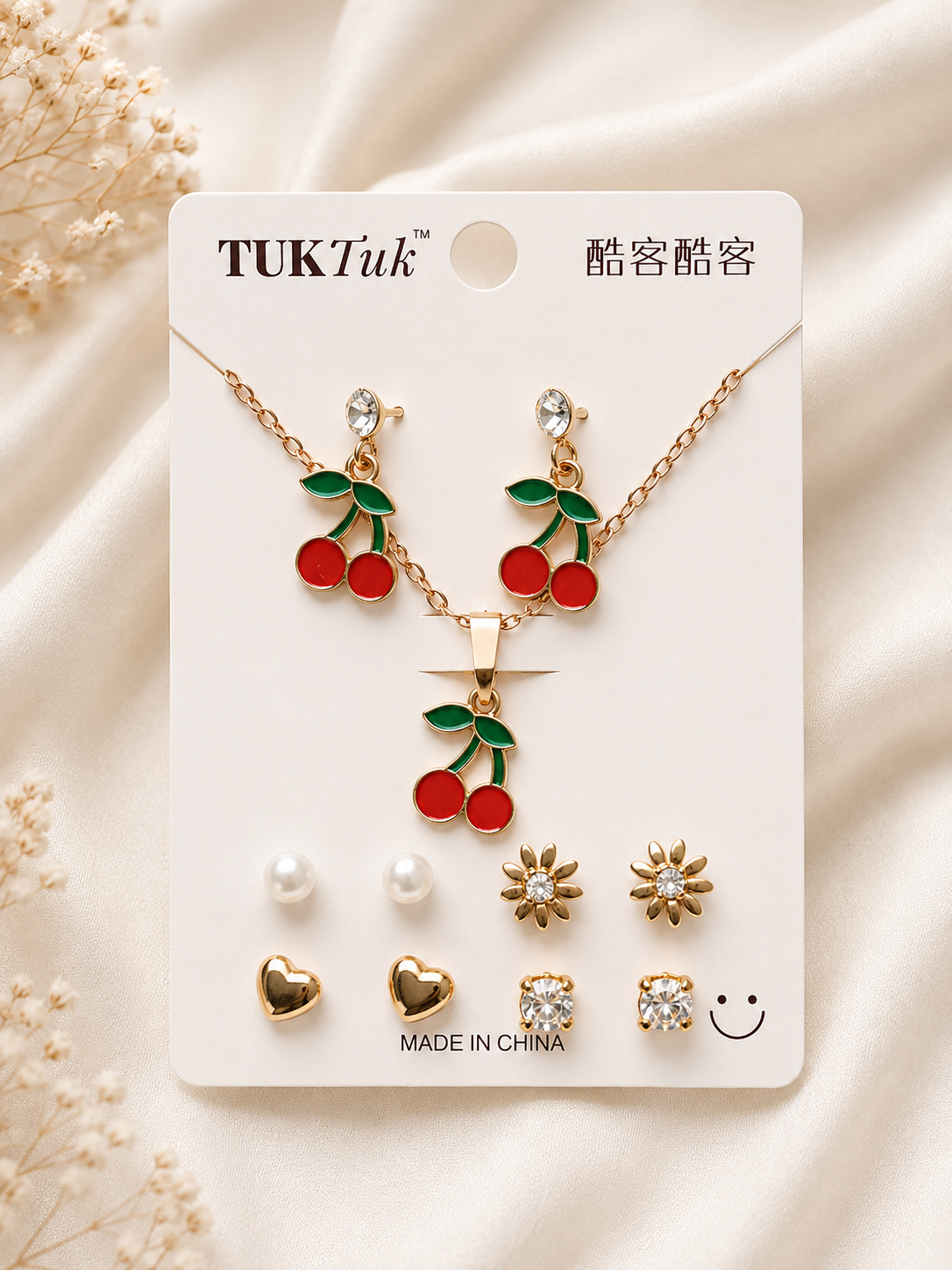 5 pcs Earring with Chain Set Combo 11