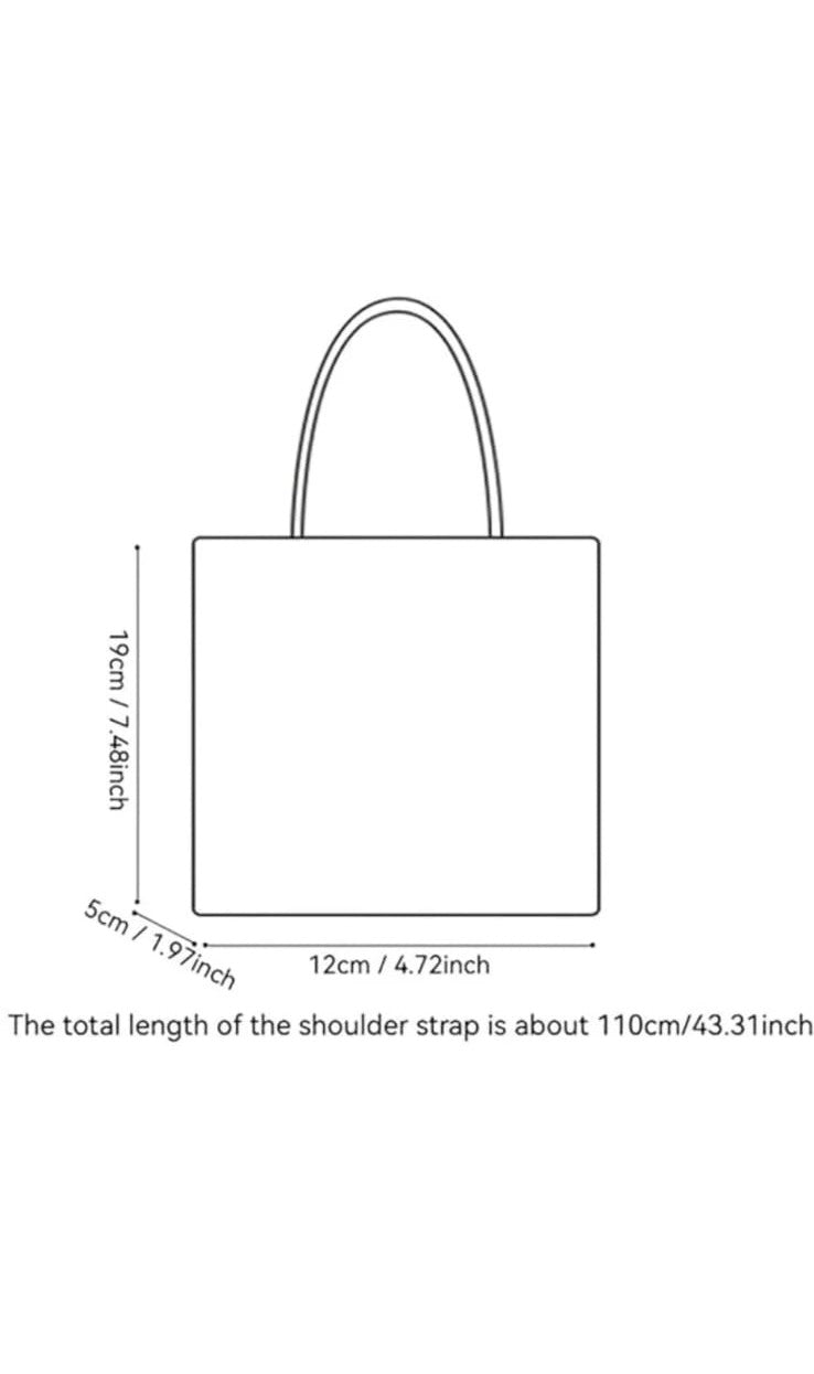 Panda Canvas Mini Tote Mobile pouch